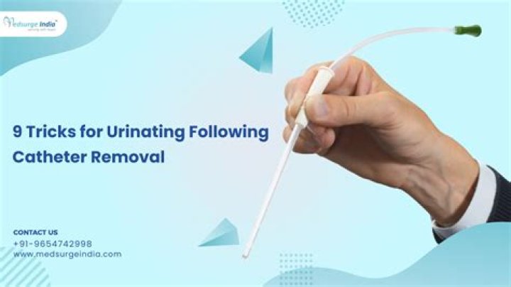Does removal of male catheter hurt?