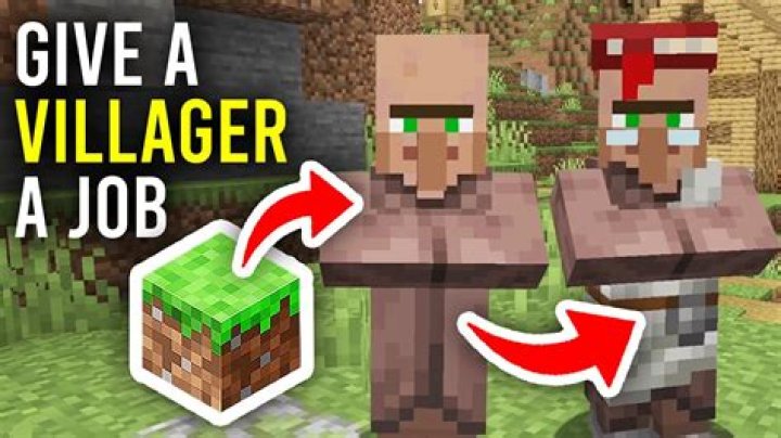 How do I give a villager a job?