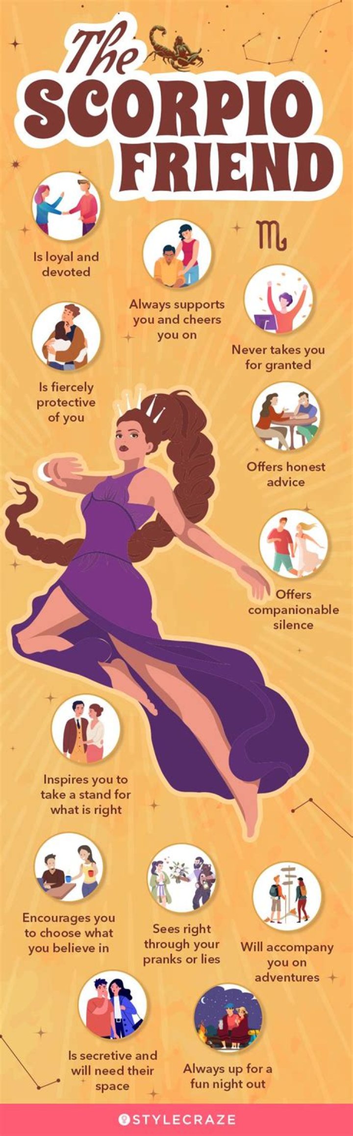 How do Scorpios make friends?