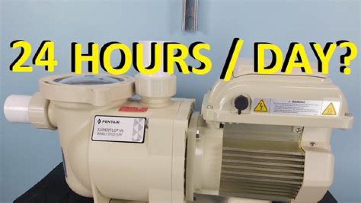 Is it OK to run pool pump 24 hours a day?