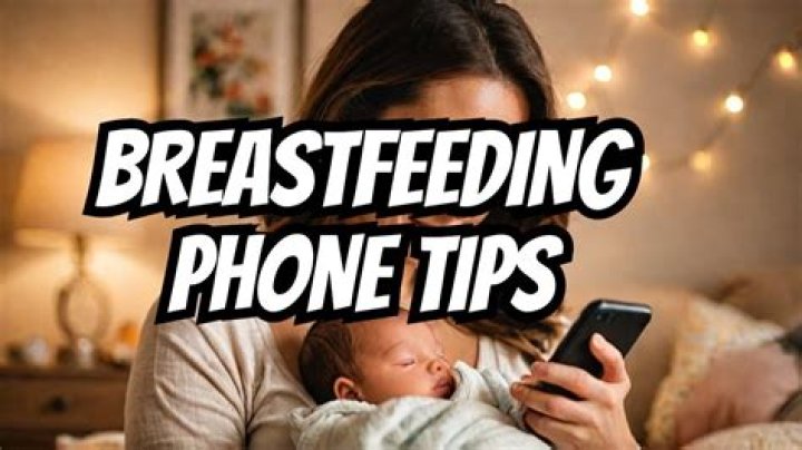 Why should you not use your phone while breastfeeding?